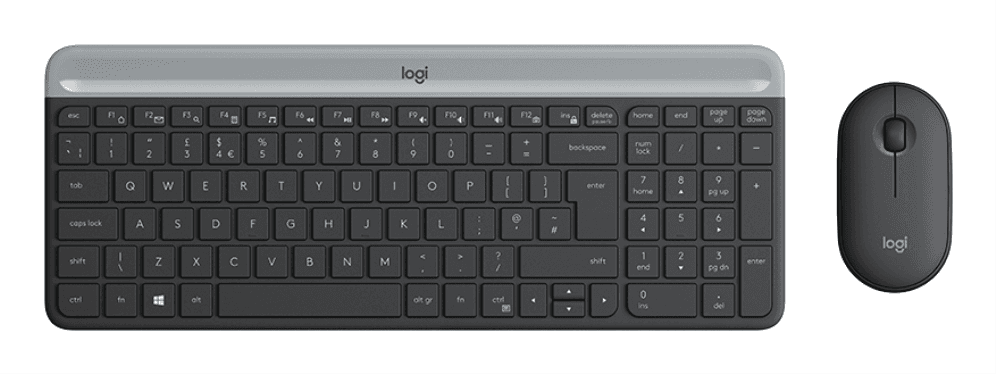 Logitech 920-009198 teclado Ratón incluido Universal RF inalámbrico QWERTY Español Grafito