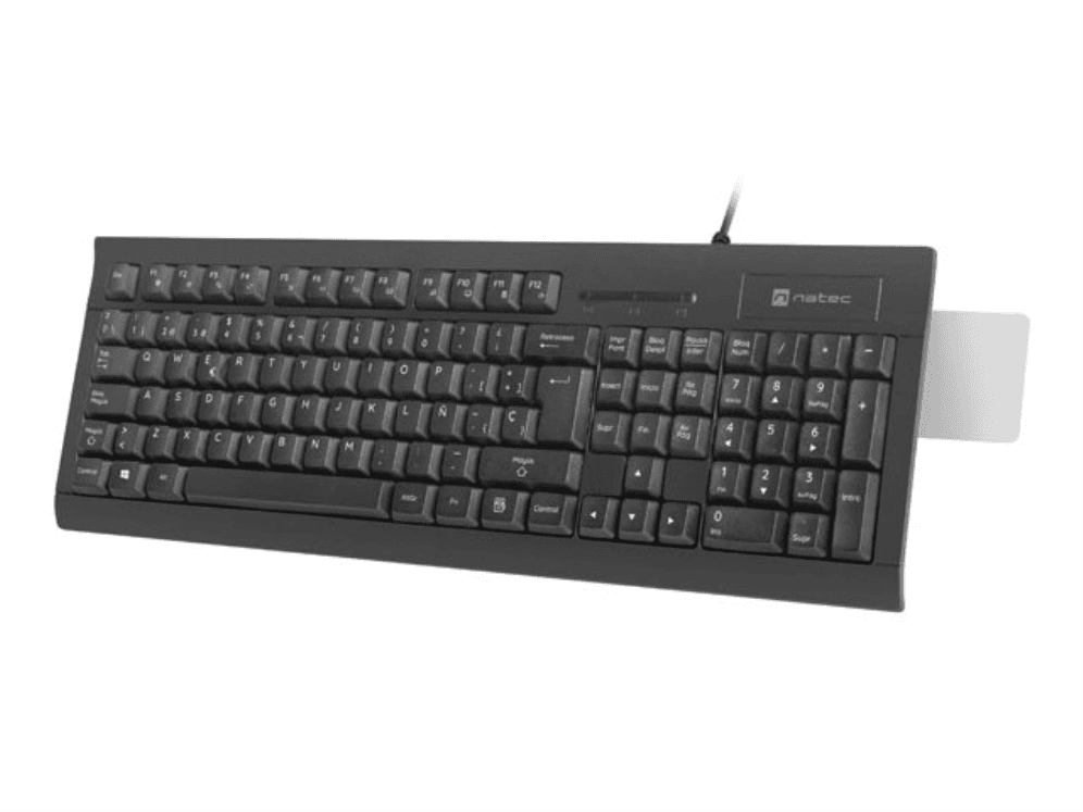 NATEC NKL-2052 teclado Oficina USB QWERTY Español Negro