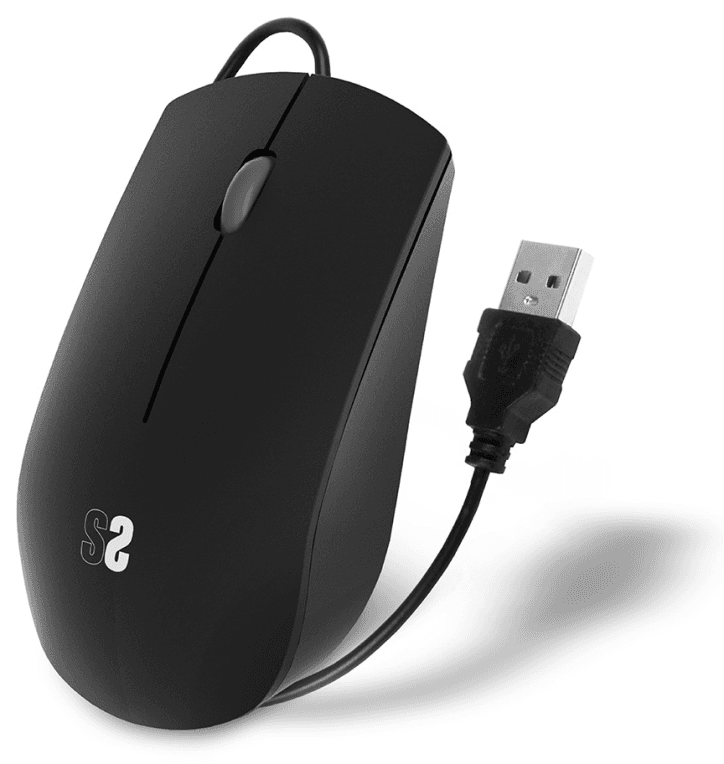SUBBLIM Ratón Business Silencioso con cable USB 1200 DPI