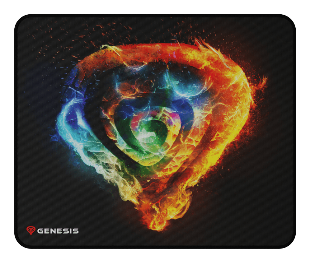 GENESIS Carbon 500 M Fire G2 Alfombrilla de ratón para juegos Multicolor