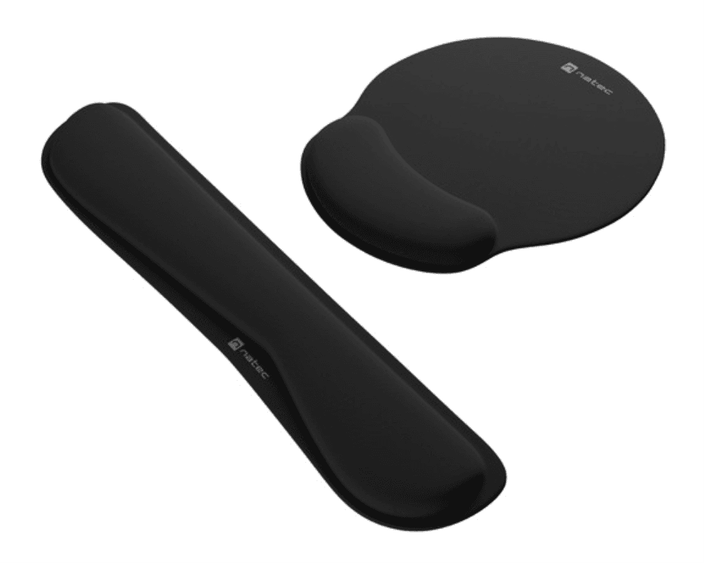 NATEC NPF-2195 alfombrilla para ratón Negro