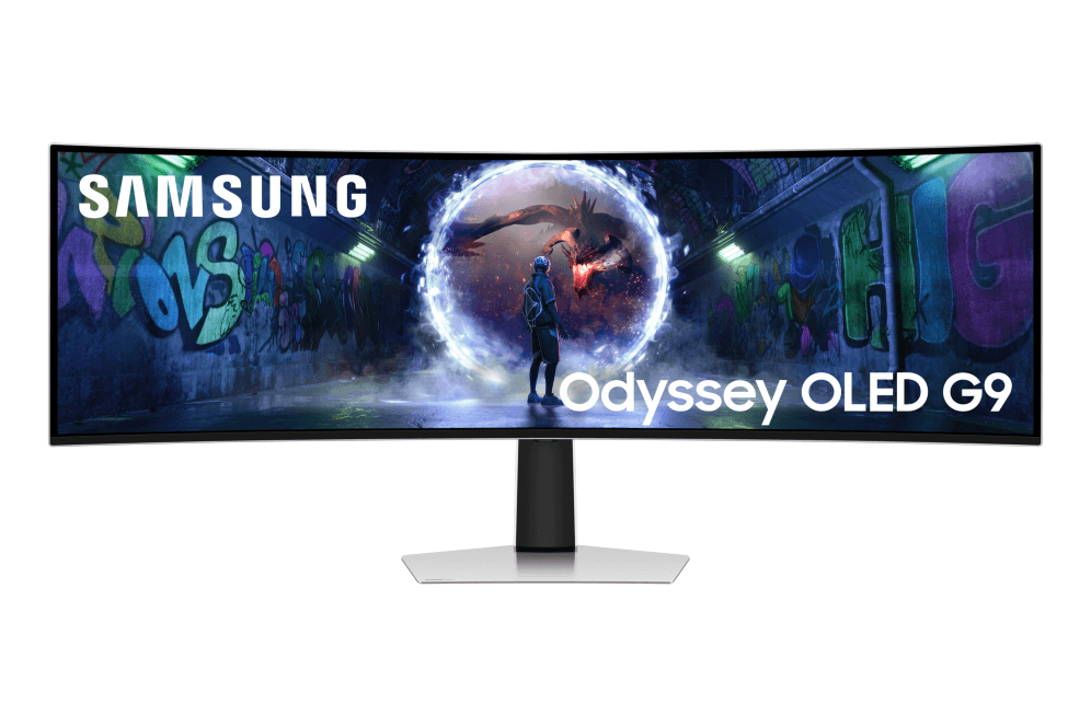 Samsung G93SD pantalla para PC 124,5 cm (49") 5120 x 1440 Pixeles Dual QHD OLED Plata