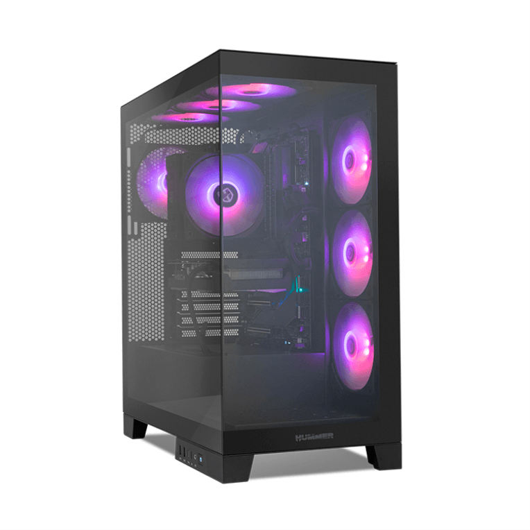 NOX Hummer Glock Black Midi Tower Negro