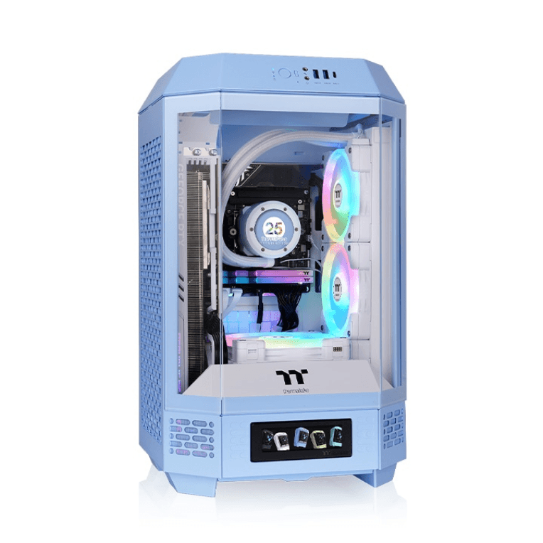 Thermaltake The Tower 250 Hydrangea Blue Mini Tower Azul