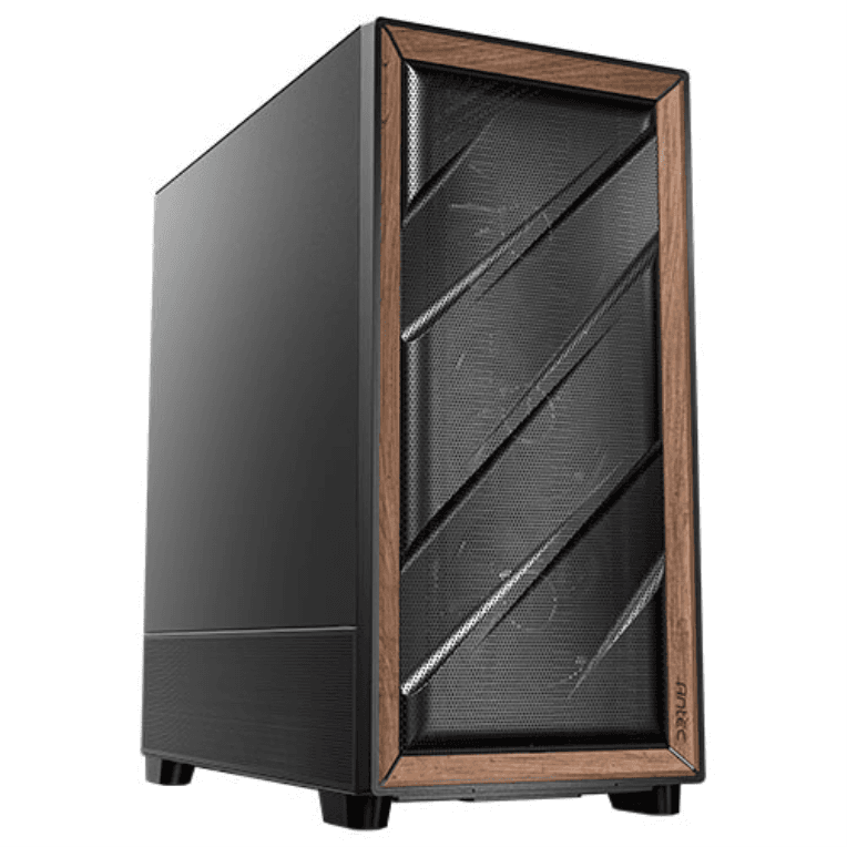 Antec FLUX SE Midi Tower Negro, Madera