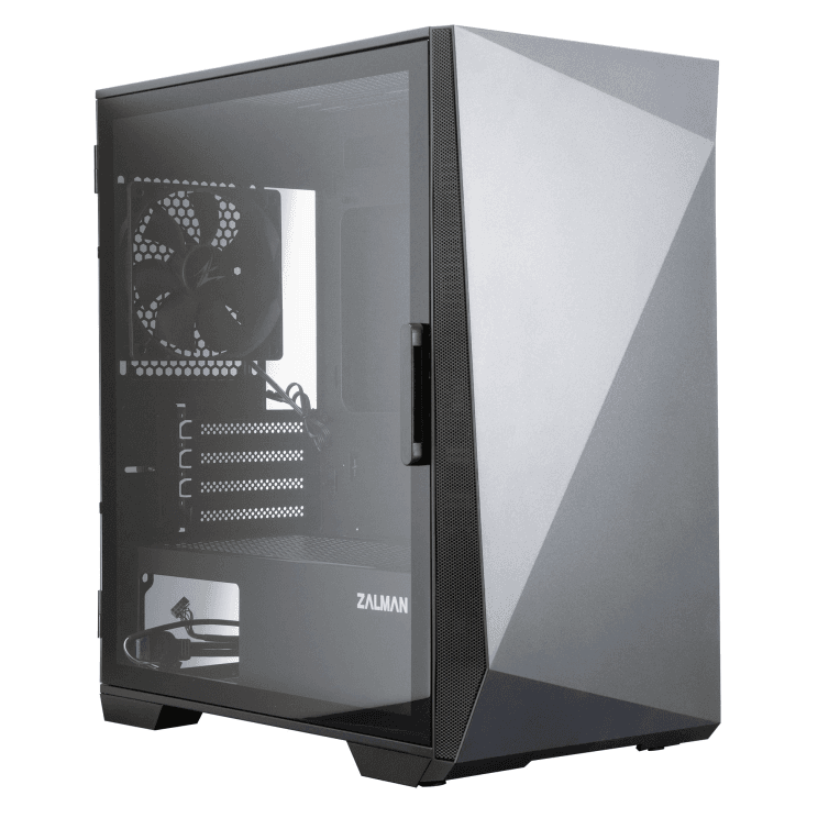 Zalman Z1 ICEBERG BLACK carcasa de ordenador Mini Tower Negro