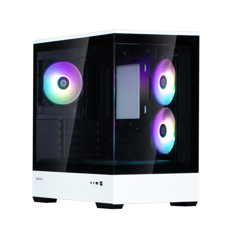 Zalman P30 BW carcasa de ordenador Mini Tower Negro