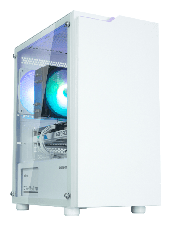 Zalman T4 PLUS Mini Tower Blanco