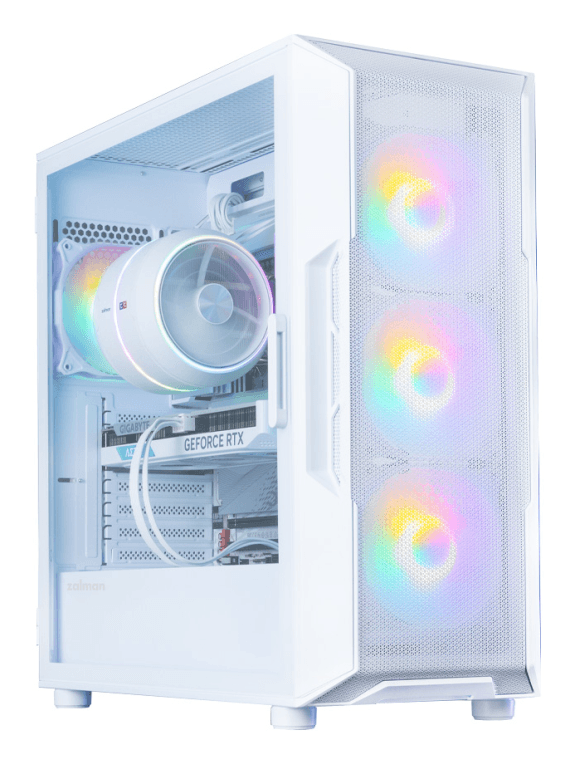 Zalman I3 NEO V2 WHITE carcasa de ordenador Midi Tower Blanco