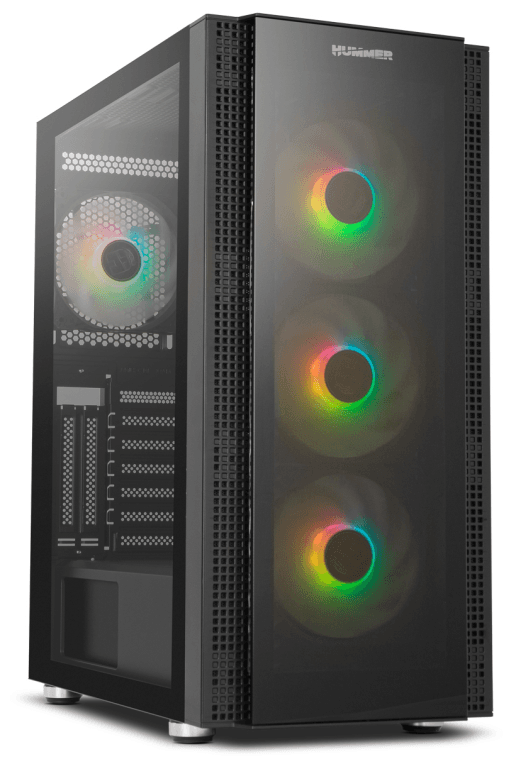 NOX Hummer Horus Midi Tower Negro