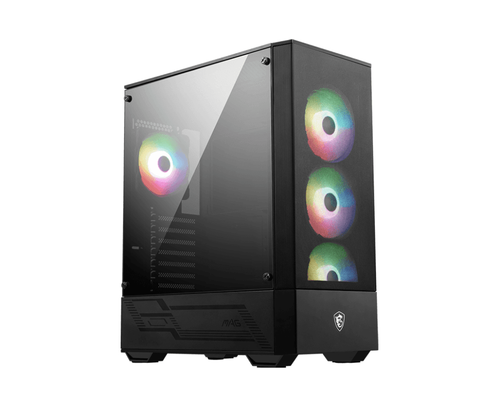 MSI MAG Forge 112R Midi Tower Negro, Transparente