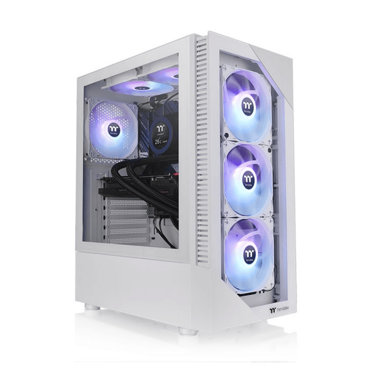 Thermaltake View 200 TG Snow ARGB Midi Tower Blanco