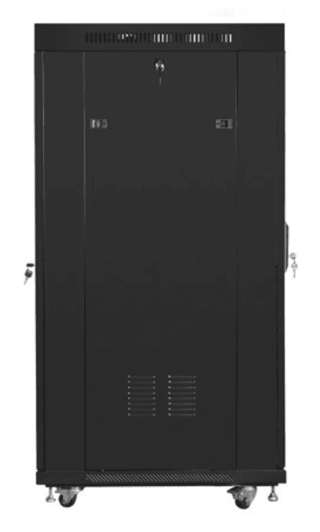 Lanberg FF01-6827-23BL armario rack 27U Rack o bastidor independiente Negro