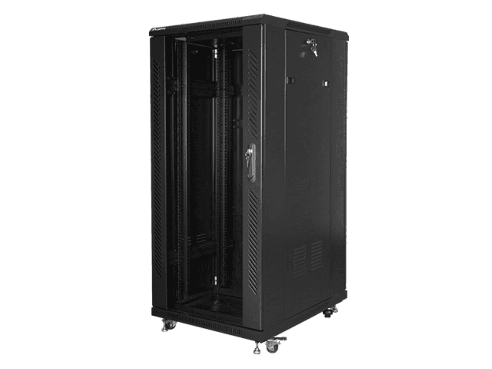 Lanberg FF01-6827-12B armario rack 27U Rack o bastidor independiente Negro