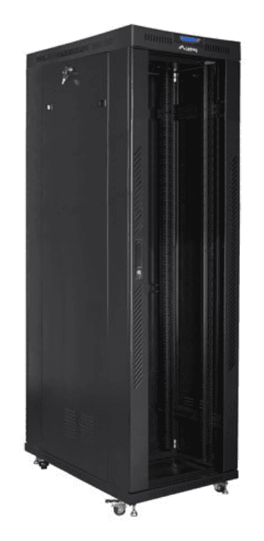 Lanberg FF01-6242-12BL armario rack 42U Rack o bastidor independiente Negro