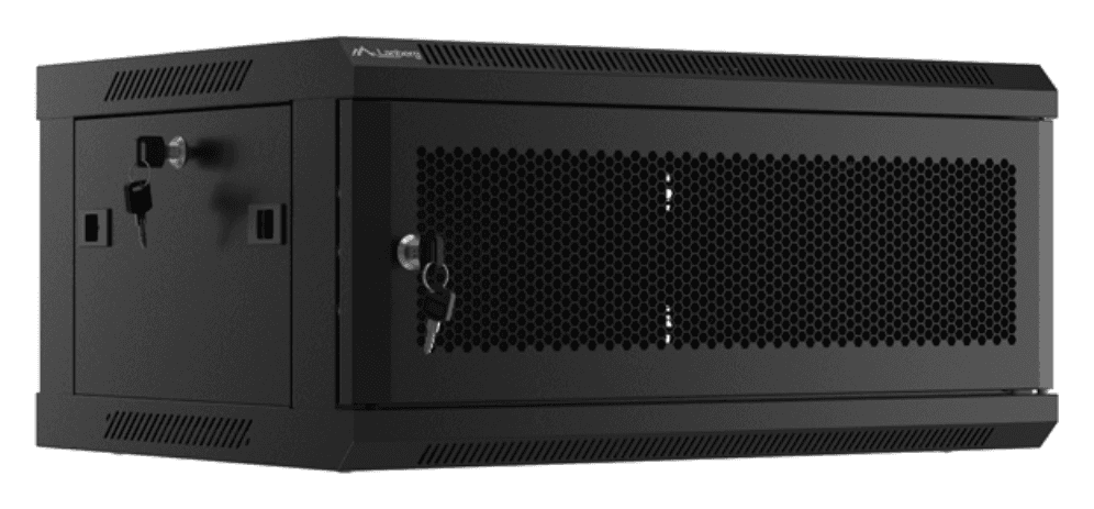 Lanberg WF01-6404-23B armario rack 4U Bastidor de pared Negro