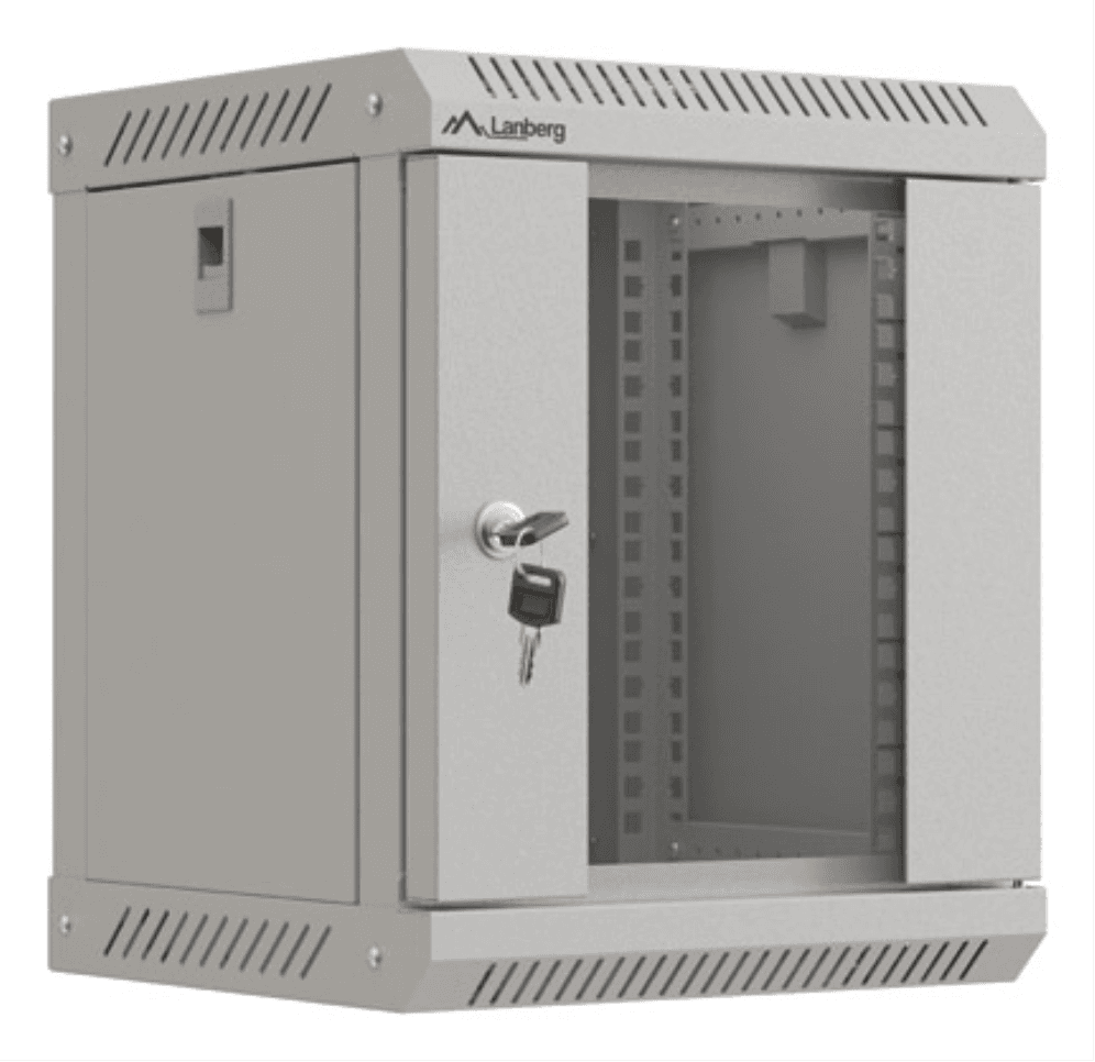 Lanberg WF11-3306-10S armario rack 6U Bastidor de pared Gris