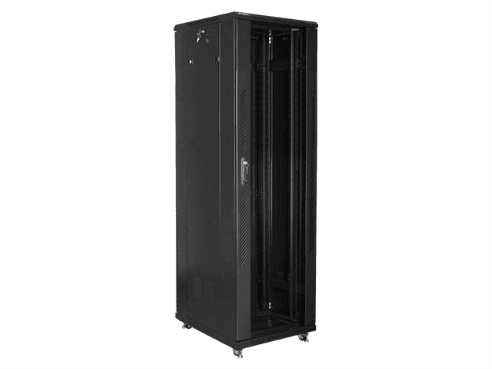 Lanberg FF01-6842-12B armario rack 42U Rack o bastidor independiente Negro