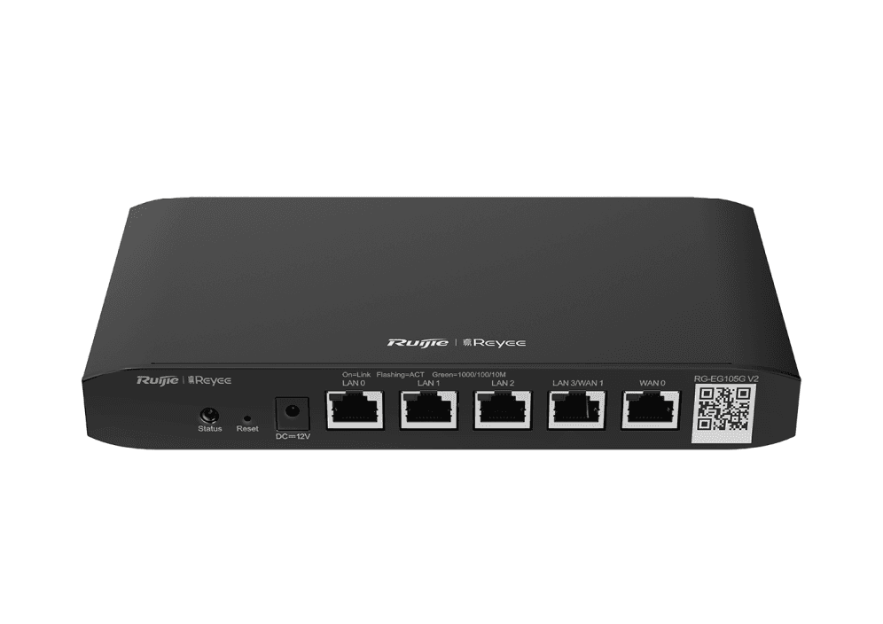 Ruijie Networks RG-EG105G-V2 router Gigabit Ethernet Negro