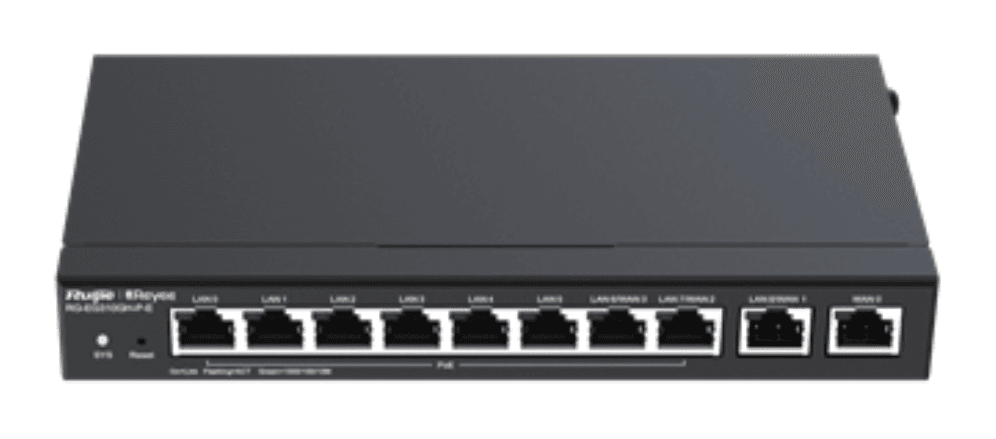 Ruijie Networks RG-EG310GH-P-E router Negro