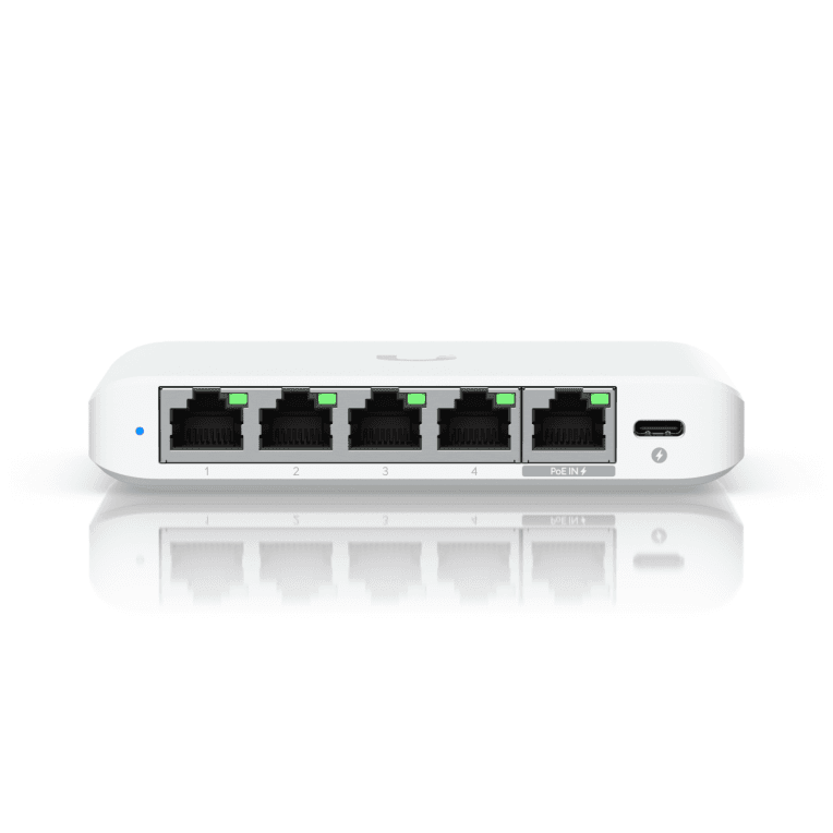 Ubiquiti UniFi Flex Mini 2.5G Gestionado 2.5G Ethernet (100/1000/2500) Energía sobre Ethernet (PoE) Escritorio Blanco