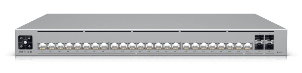 Ubiquiti UniFi Pro HD 24 PoE Gestionado L2/L3 2.5G Ethernet (100/1000/2500) Energía sobre Ethernet (PoE) 1U Gris