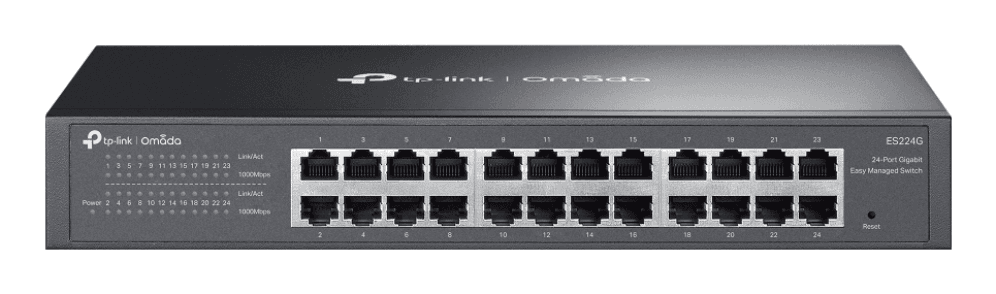 TP-Link Omada ES224G switch Gestionado L2 Gigabit Ethernet (10/100/1000) Negro