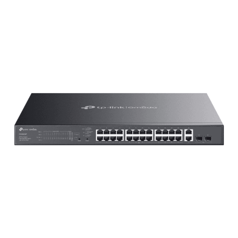 TP-Link Omada ES228GMP switch Gestionado L2 Gigabit Ethernet (10/100/1000) Energía sobre Ethernet (PoE) Negro
