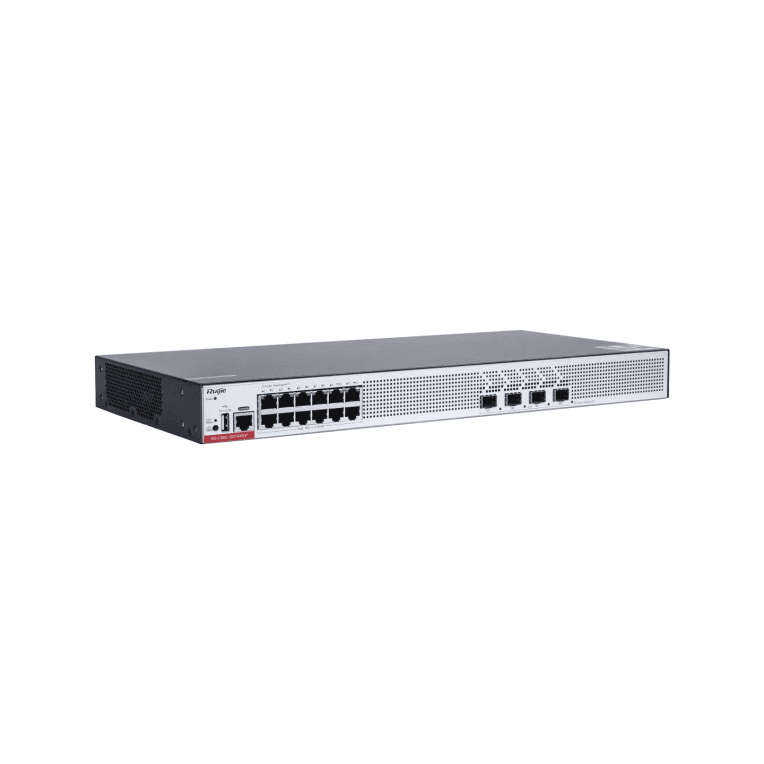 Ruijie Networks RG-CS83-12GT4XS-P switch Gestionado L3 Gigabit Ethernet (10/100/1000) Energía sobre Ethernet (PoE) 1U Gris