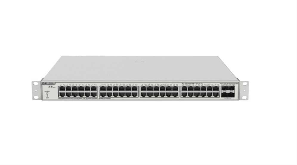 Ruijie Networks RG-NBS3200-48GT4XS-P-V2 switch Gestionado L2 Gigabit Ethernet (10/100/1000) Energía sobre Ethernet (PoE) Gris