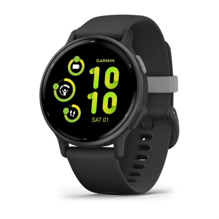 Garmin Vivoactive 5 3,05 cm (1.2") AMOLED 42 mm Digital 390 x 390 Pixeles Pantalla táctil Negro Wifi GPS (satélite)