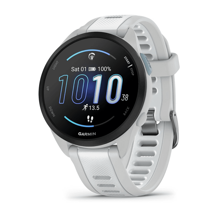 Garmin Forerunner 165 Music 3,05 cm (1.2") AMOLED 43 mm Digital 390 x 390 Pixeles Pantalla táctil Gris GPS (satélite)