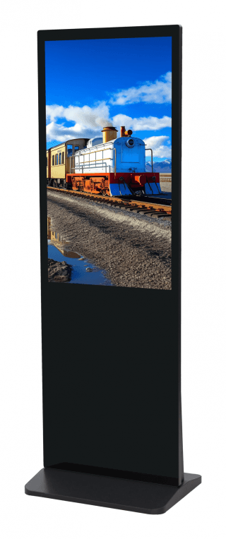 Dahua Technology DHI-LDV43-SAI400L-V1 pantalla de señalización Diseño de tótem 109,2 cm (43") LCD 320 cd / m² 4K Ultra HD Negro Procesador incorporado Android 11 24/7