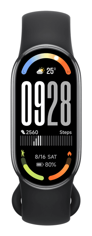Xiaomi Smart Band 10 Black AMOLED Pulsera de actividad 4,37 cm (1.72") Negro