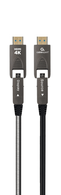 Gembird CCAP-HDMIDD-AOC-10M cable HDMI HDMI Type-A/HDMI Type-D Negro