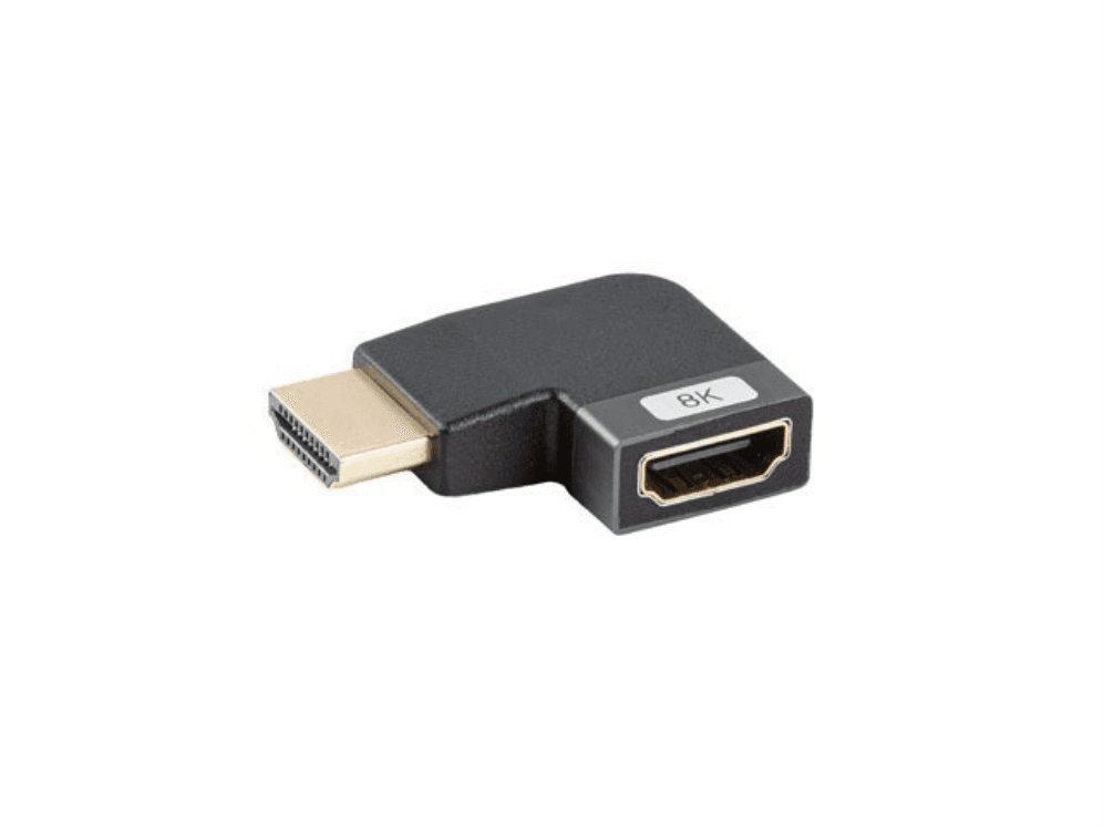 Lanberg AD-HDMI-09 adaptador de cable de vídeo HDMI tipo A (Estándar) Negro, Plata