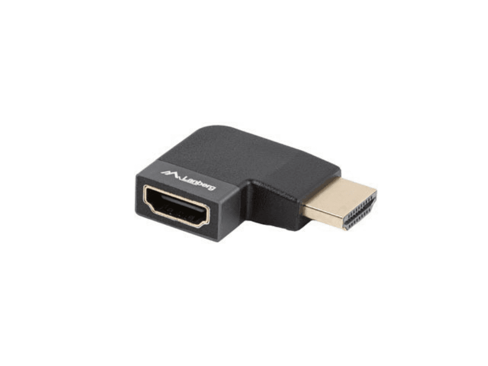 Lanberg AD-HDMI-10 adaptador de cable de vídeo HDMI tipo A (Estándar) Negro, Plata