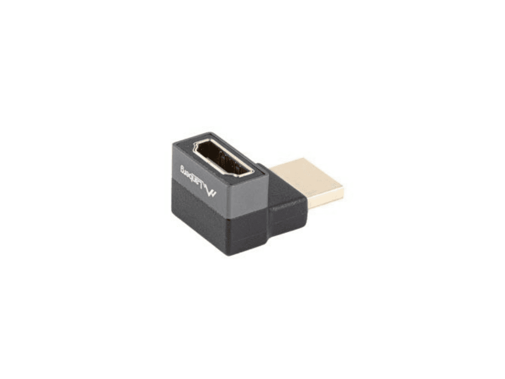 Lanberg AD-HDMI-08 adaptador de cable de vídeo HDMI tipo A (Estándar) Negro, Plata