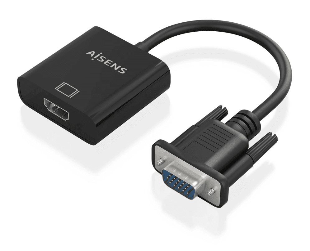 AISENS A115-0873 adaptador de cable de vídeo 0,2 m HDMI + 3.5mm + Micro-USB Type-B VGA (D-Sub)
