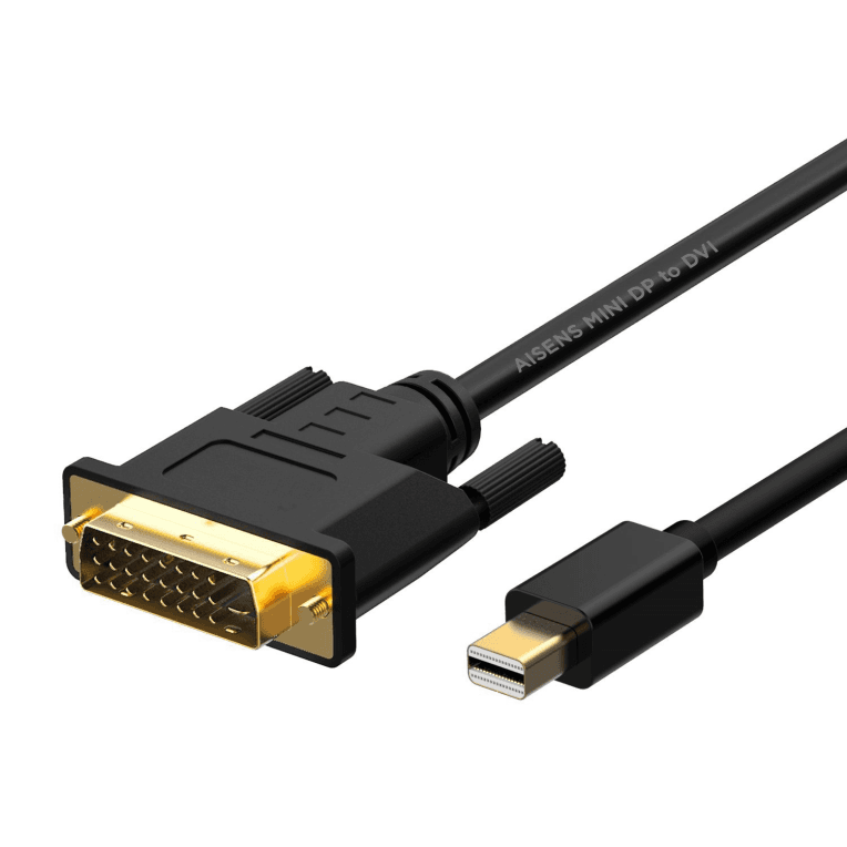 AISENS A125-0363 adaptador de cable de vídeo 2 m Mini DisplayPort DVI Negro