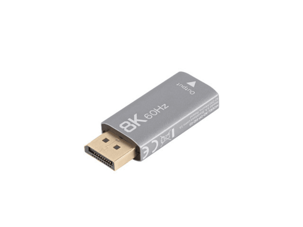 Lanberg AD-DP-HD-03 adaptador de cable de vídeo 0 m DisplayPort HDMI Plata