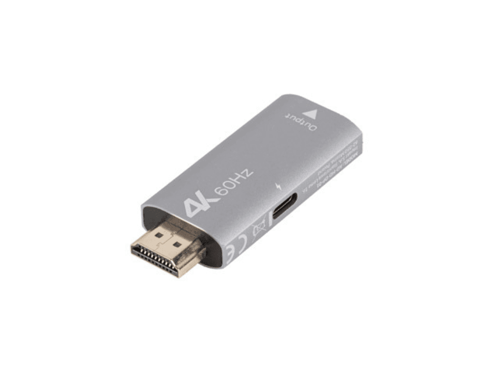 Lanberg AD-HD-DP-01 adaptador de cable de vídeo 0 m HDMI tipo A (Estándar) DisplayPort Plata