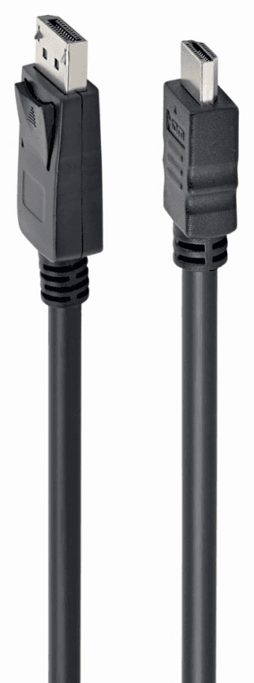 Gembird DisplayPort - HDMI, 3m HDMI tipo A (Estándar) Negro