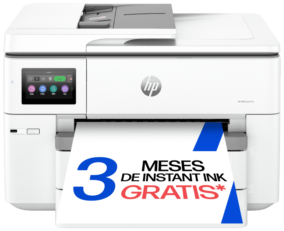 HP OfficeJet Pro 9730e Inalámbrico All-in-One Color Impresora, Servicio Instant Ink; Impresión a doble cara