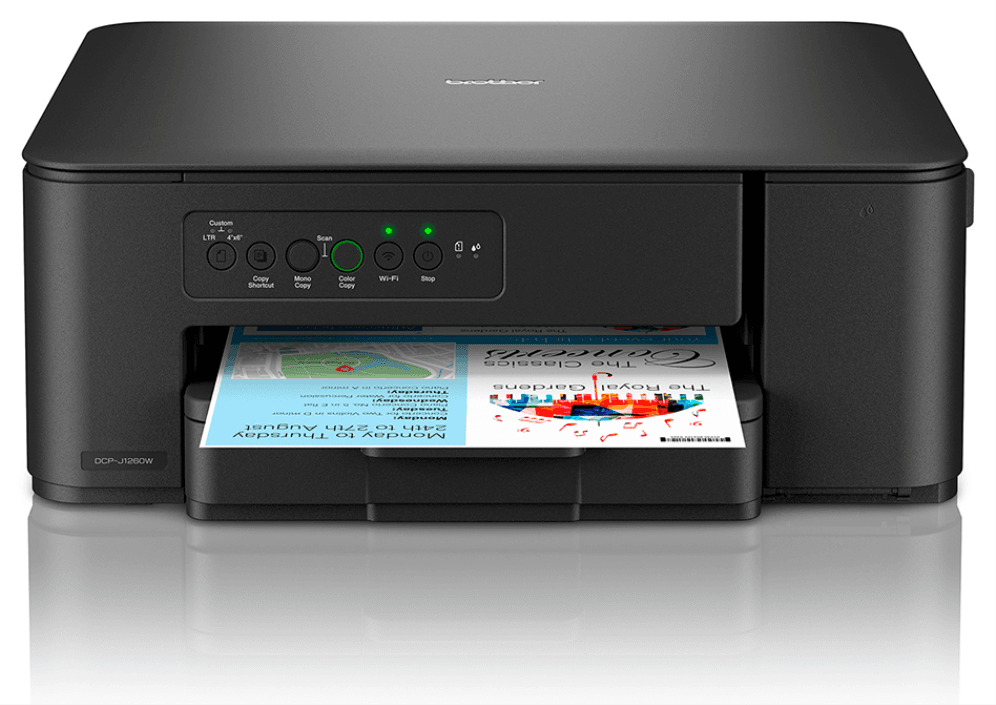 Brother DCP-J1260W impresora multifunción Inyección de tinta A4 1200 x 6000 DPI 16 ppm Wifi