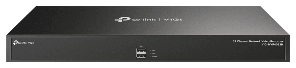 TP-Link VIGI NVR4032H Grabadore de vídeo en red (NVR) Negro