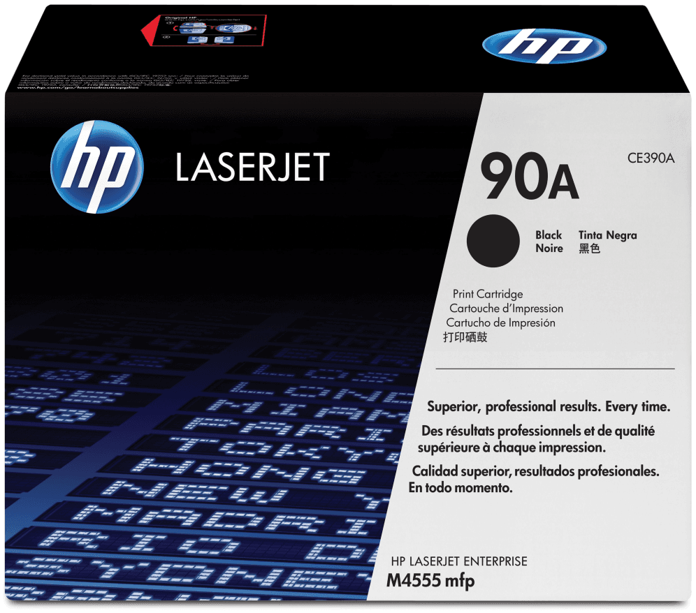 HP Cartucho de tóner original LaserJet 90A negro
