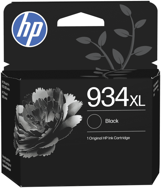 HP Cartucho de tinta original 934XL de alta capacidad negro