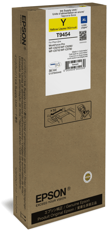 Epson C13T945440 cartucho de tinta 1 pieza(s) Original Alto rendimiento (XL) Amarillo