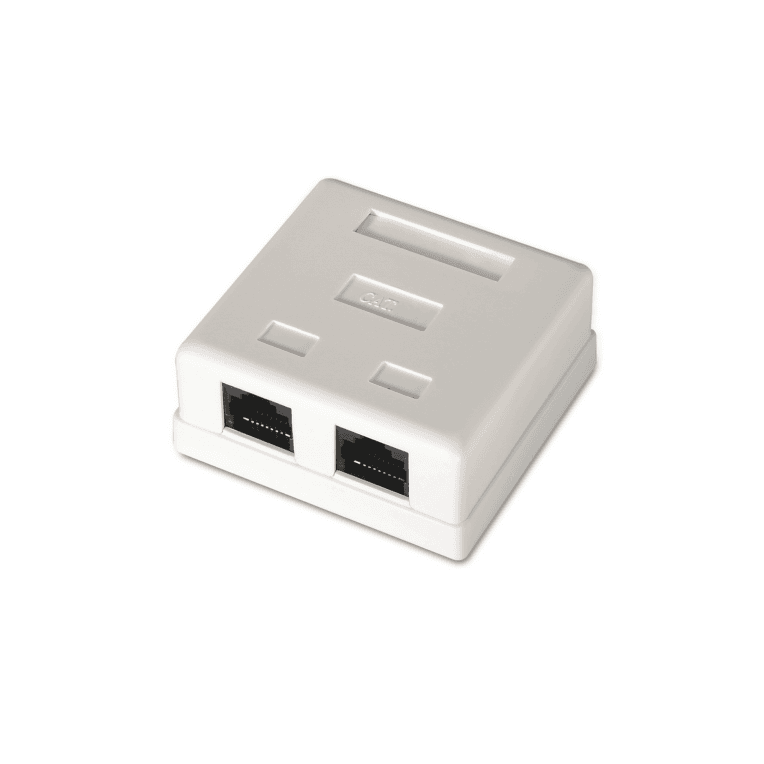 AISENS A139-0302 caja de conexiones de red Cat6 Blanco